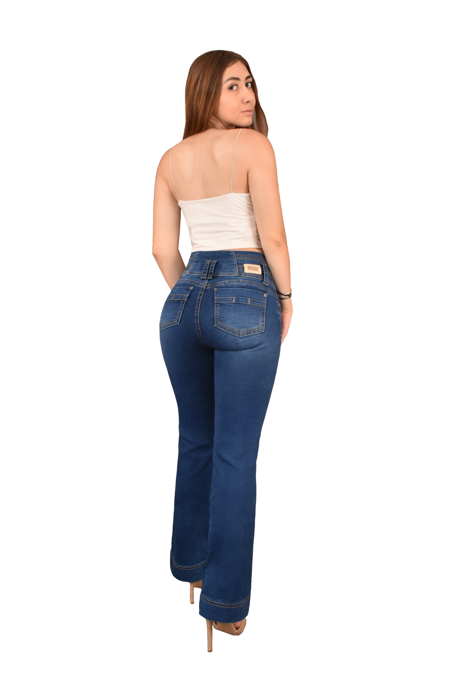 LipoJeans de Talle Alto con Efecto Levanta Cola 3739