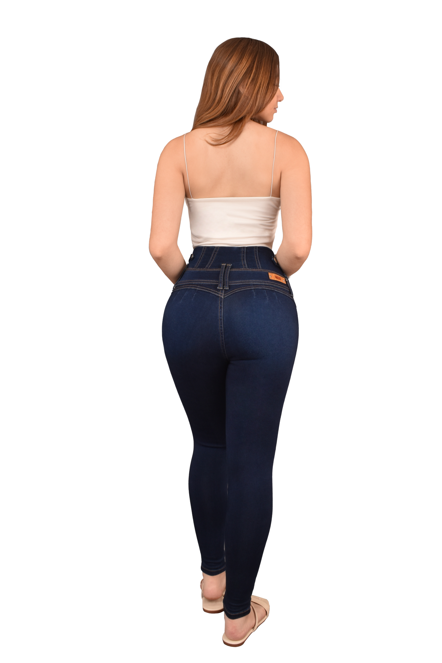 LipoJeans de Talle Alto con Efecto Levanta Cola 3695