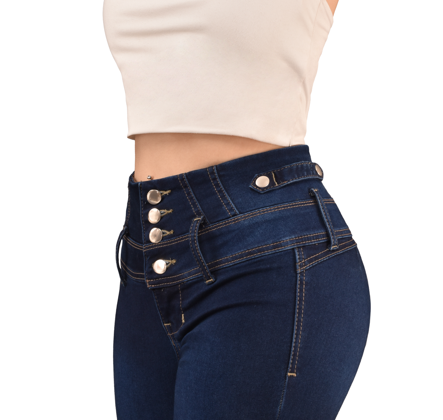 LipoJeans de Talle Alto con Efecto Levanta Cola 3695