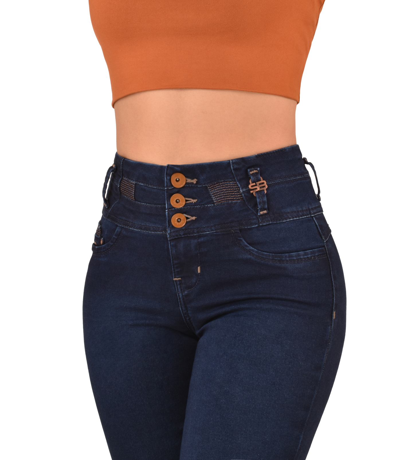 LipoJeans de Talle Alto con Efecto Levanta Cola 3742