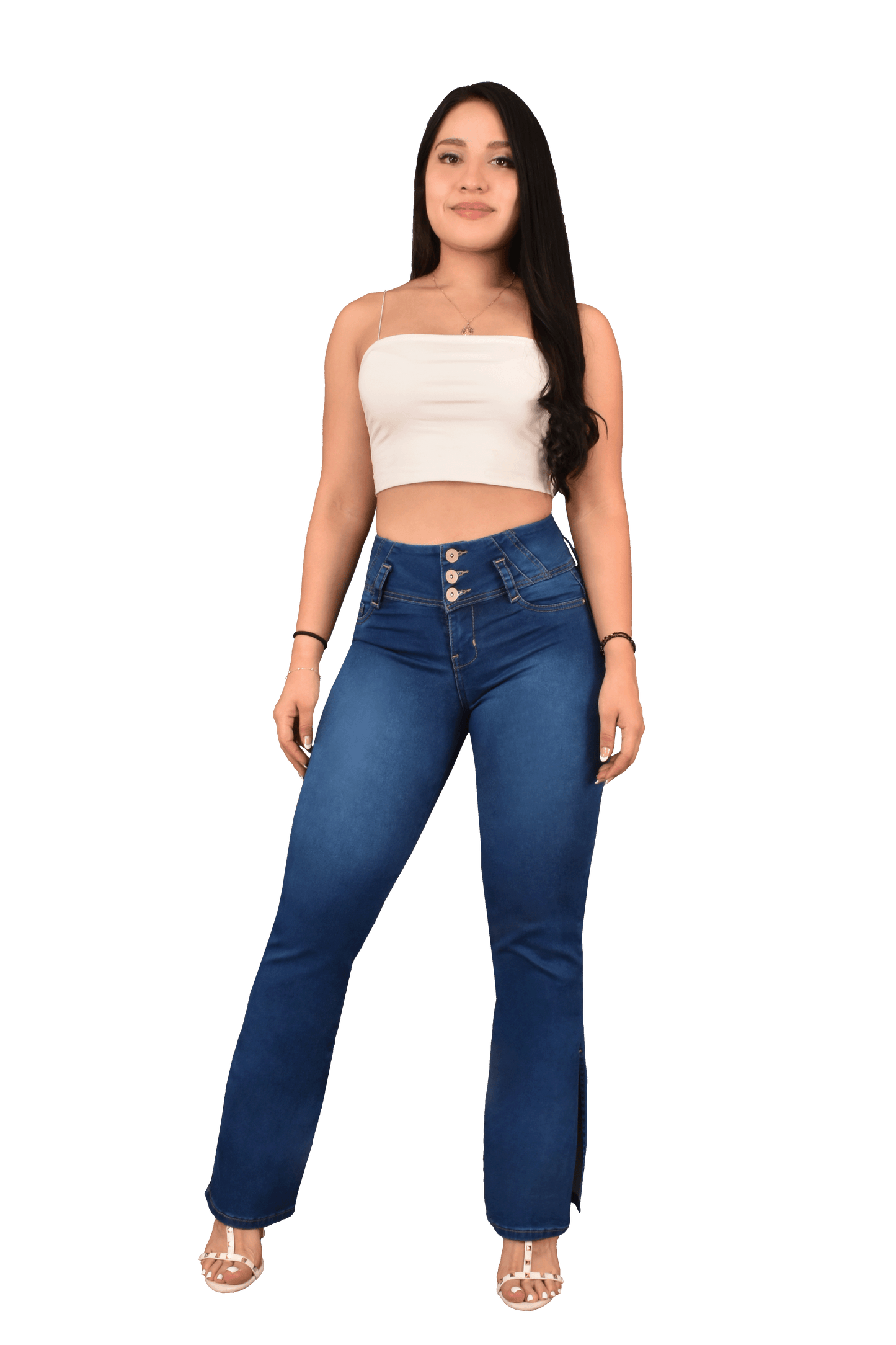 LipoJeans de Talle Alto con Efecto Levanta Cola 3741