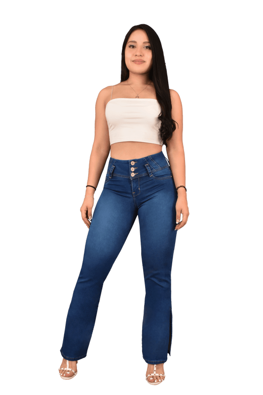 LipoJeans de Talle Alto con Efecto Levanta Cola 3741