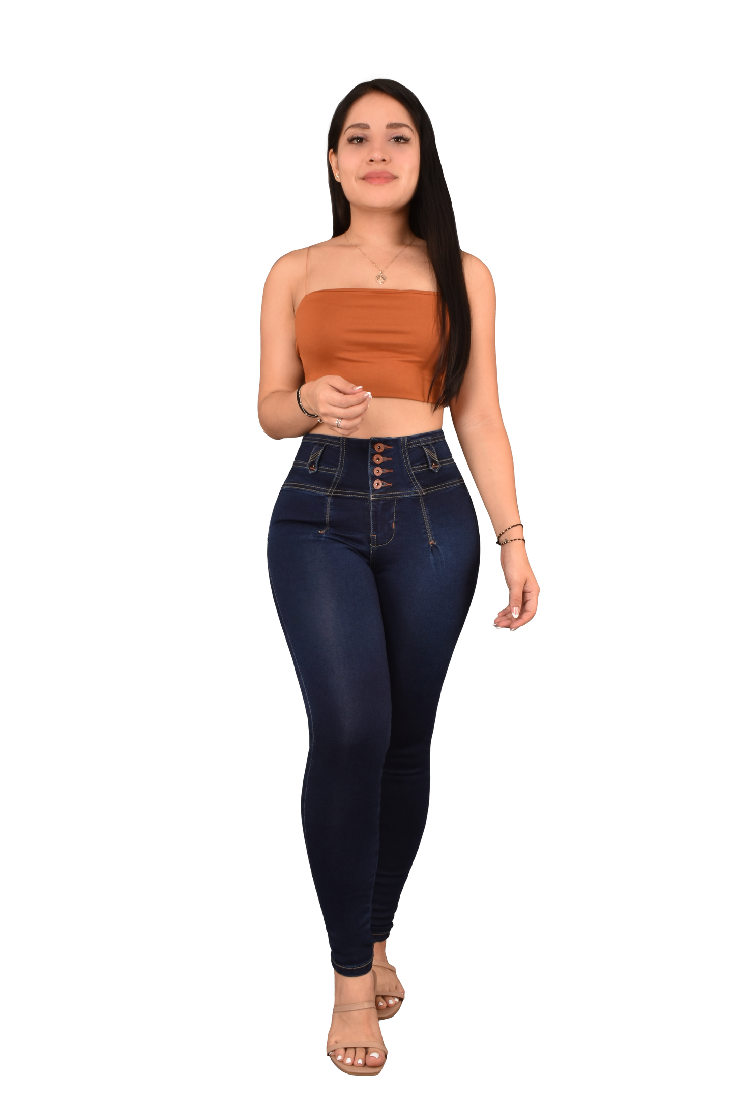 LipoJeans de Talle Alto con Efecto Levanta Cola 3720