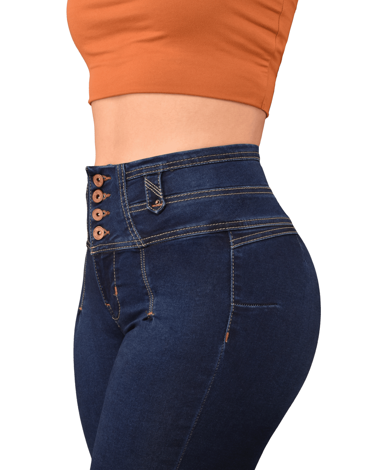 LipoJeans de Talle Alto con Efecto Levanta Cola 3720