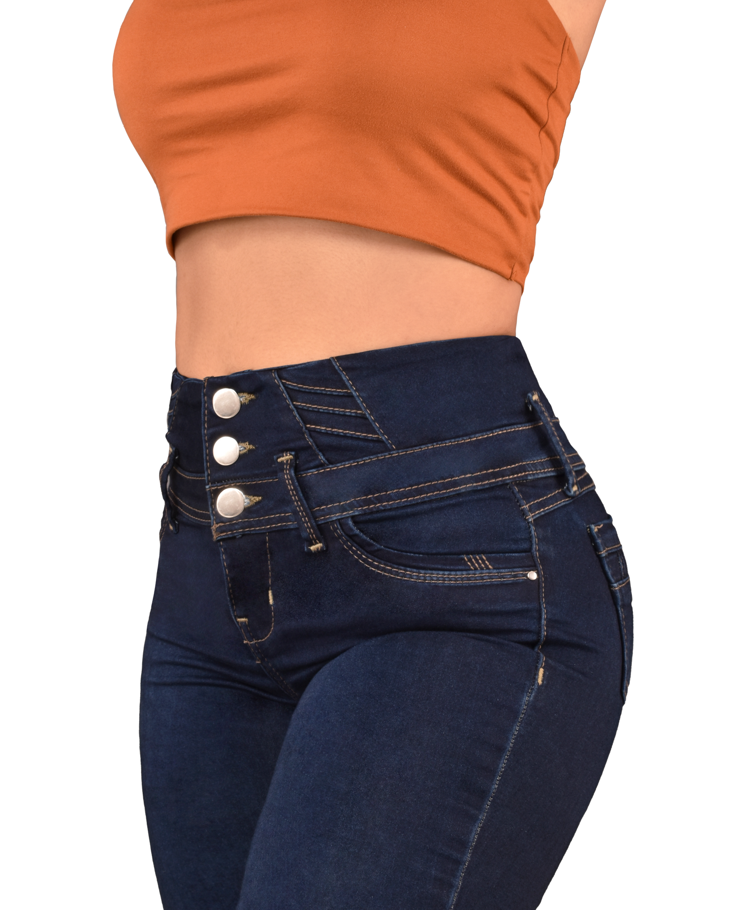 LipoJeans de Talle Alto con Efecto Levanta Cola 3736