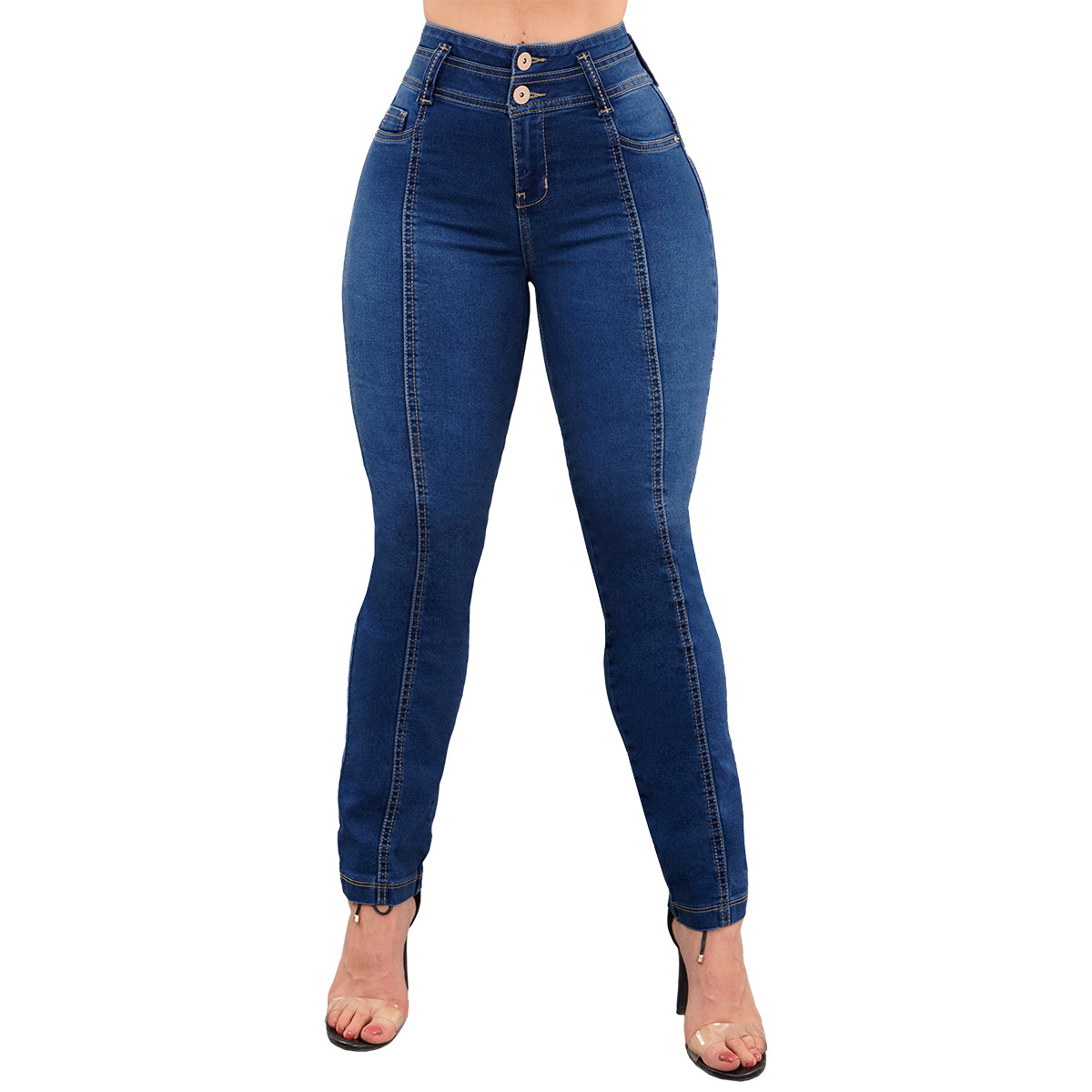 LipoJeans de Talle Alto con Efecto Levanta Cola 3680