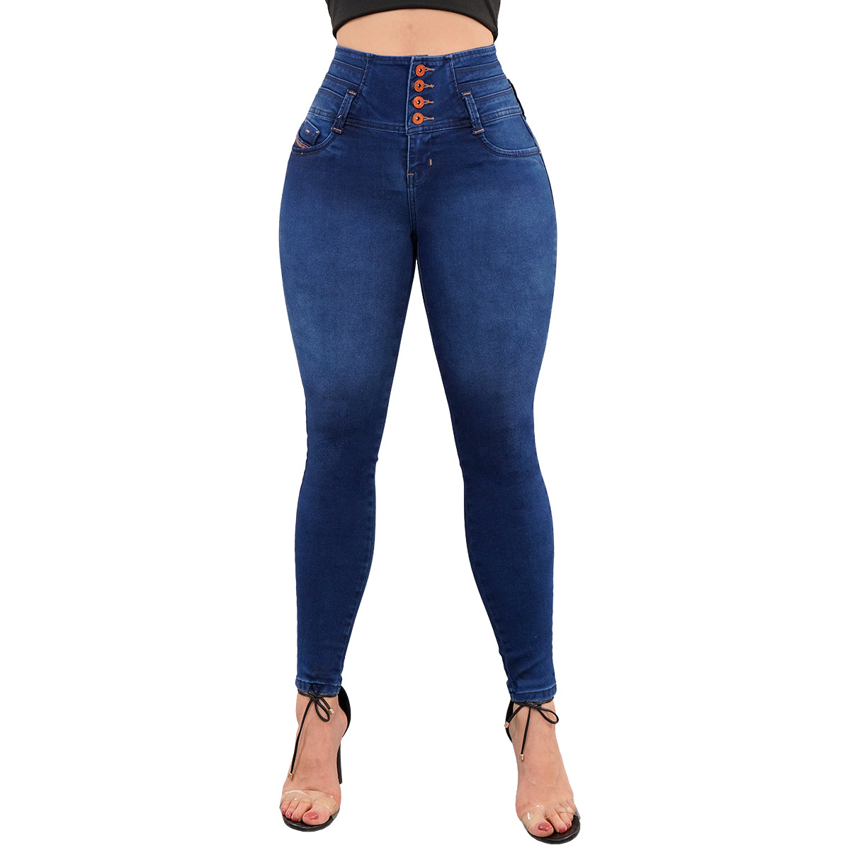 LipoJeans de Talle Alto con Efecto Levanta Cola 3679