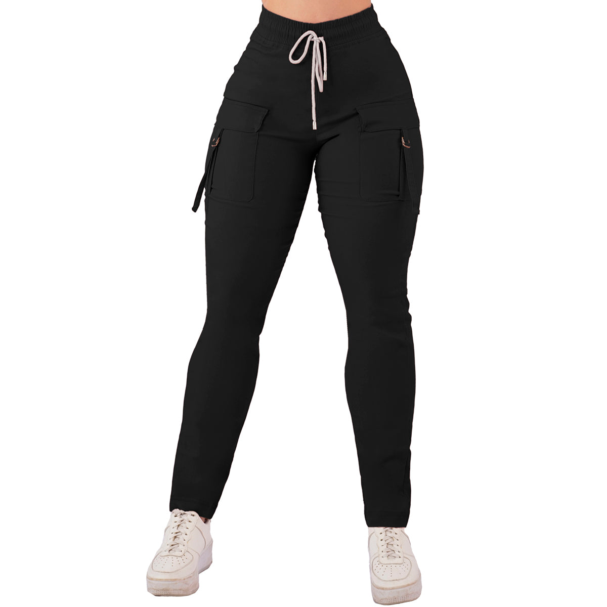 Jogger Dama Moda Casual Tipo Cargo Ajusta Cintura