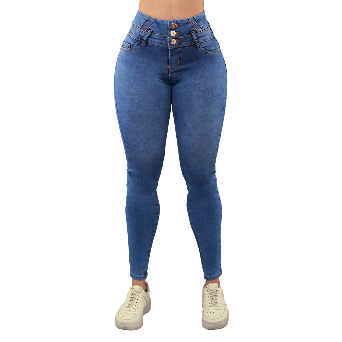 LipoJeans de Talle Alto con Efecto Levanta Cola 3747