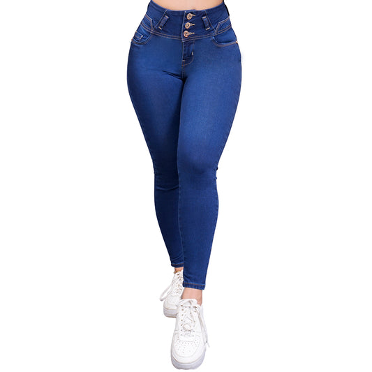 LipoJeans de Talle Alto con Efecto Levanta Cola 3776