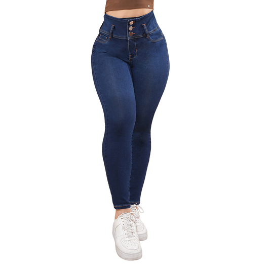 LipoJeans de Talle Alto con Efecto Levanta Cola 3768