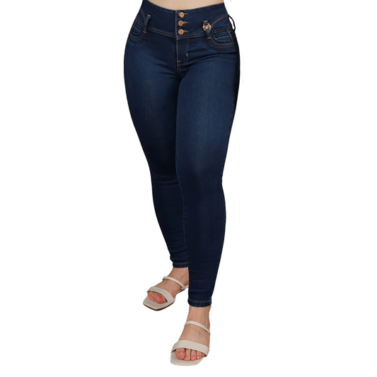 LipoJeans de Talle Alto con Efecto Levanta Cola 3758