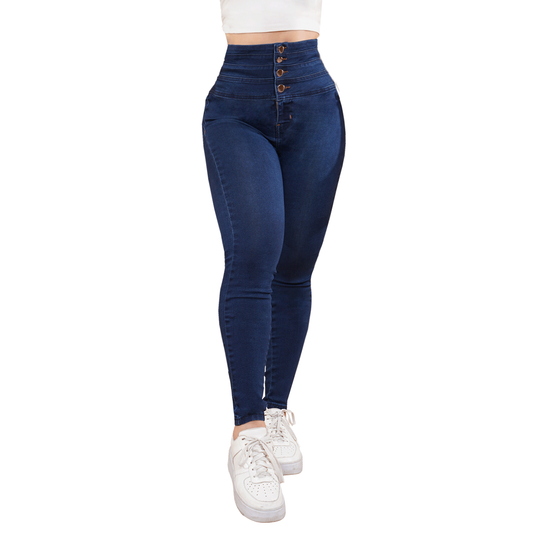 LipoJeans de Talle Alto con Efecto Levanta Cola 3711