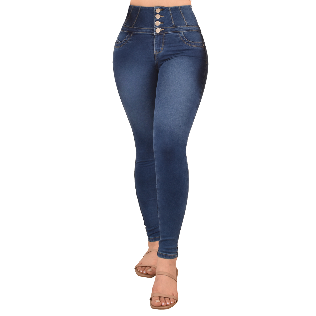 LipoJeans de Talle Alto con Efecto Levanta Cola 3683