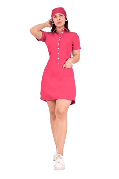 Vestido Quirúrgico Rosa Barbie