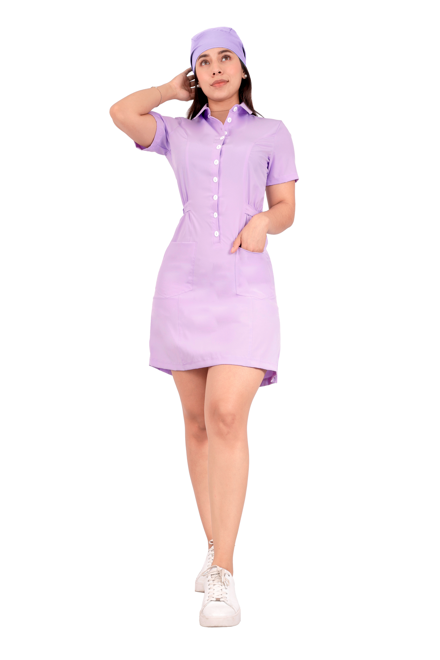 Vestido Quirúrgico Violeta Claro