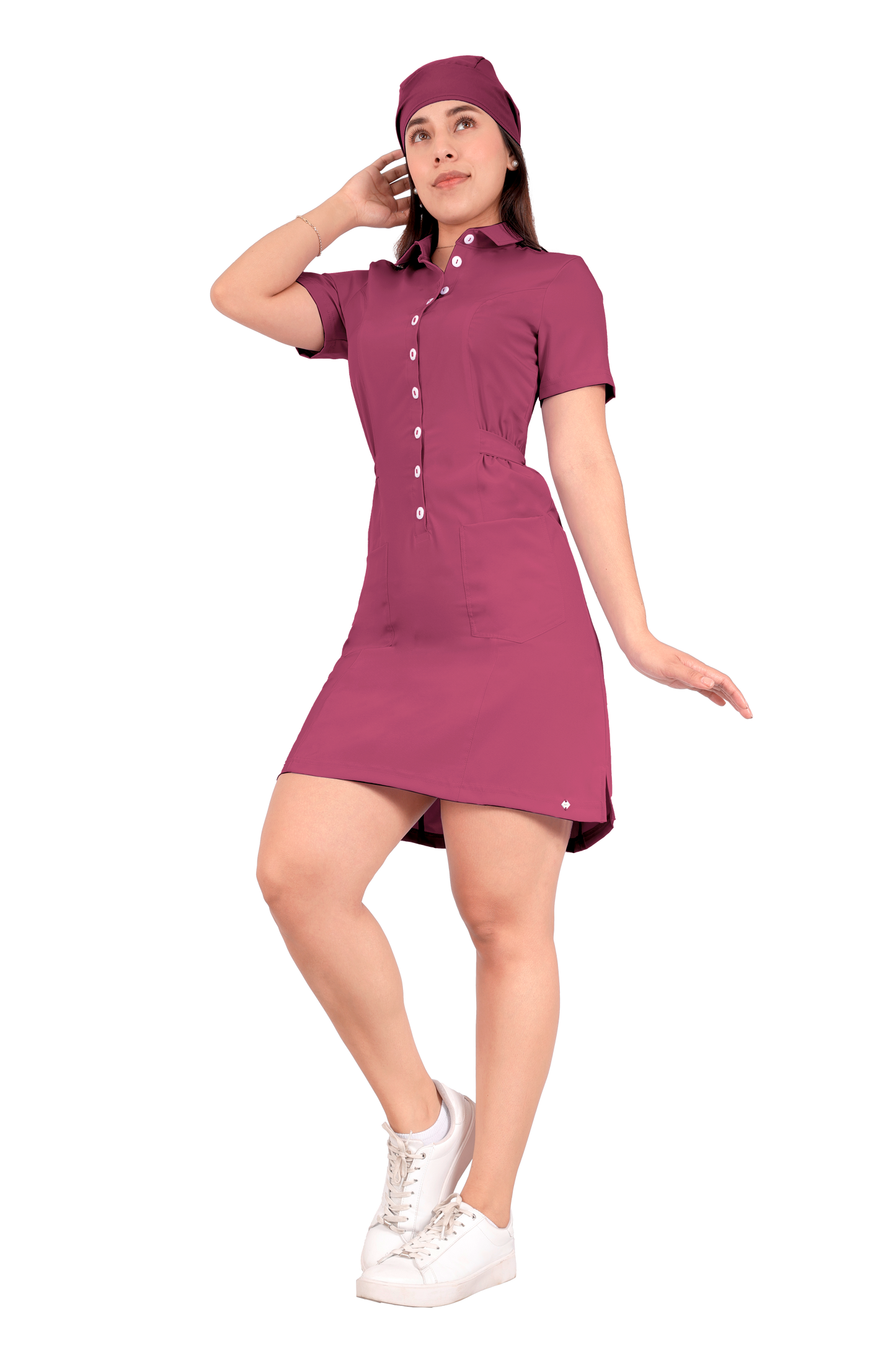 Vestido Quirúrgico Magenta
