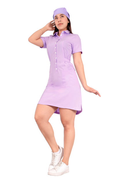 Vestido Quirúrgico Violeta Claro