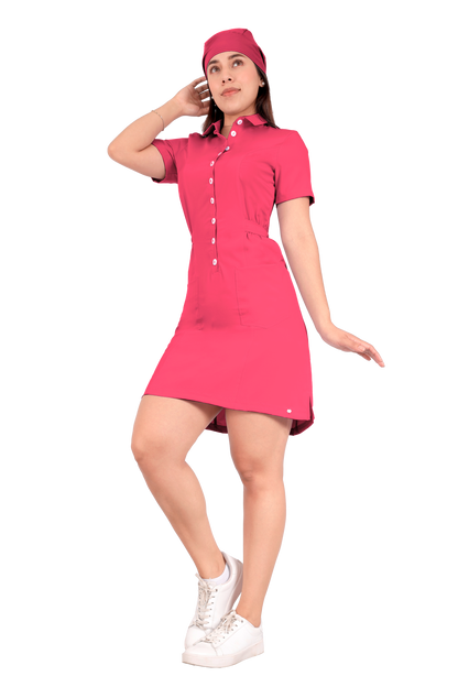 Vestido Quirúrgico Rosa Barbie