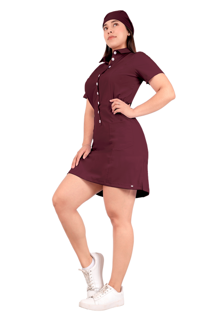 Vestido Quirúrgico Vino