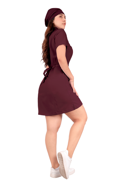 Vestido Quirúrgico Vino