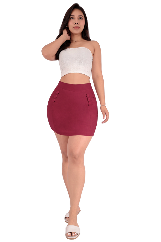 Short falda 6310-02 Vino