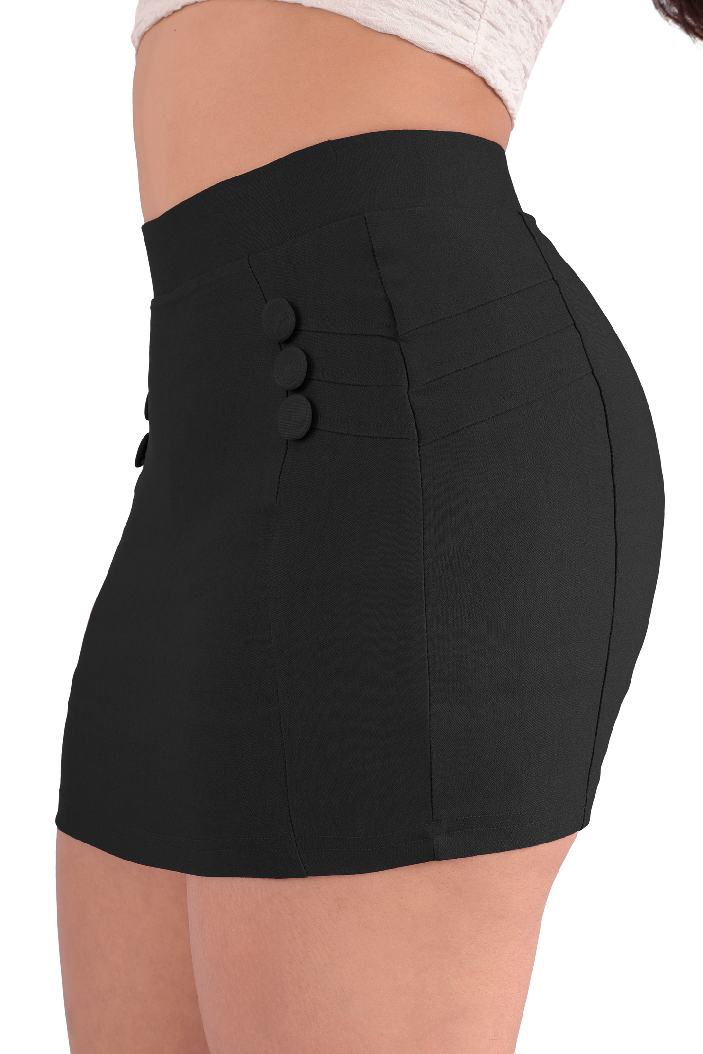 Short falda 6310-01 Negro
