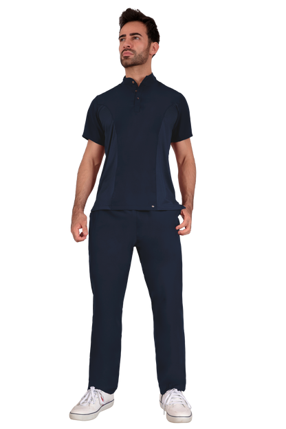 Conjunto Quirurgico Antifluidos corte Recto - Azul Marino 6319-02