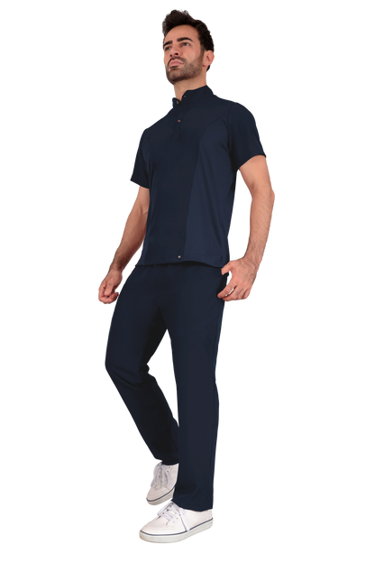 Conjunto Quirurgico Antifluidos corte Recto - Azul Marino 6319-02