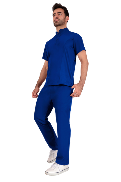 Conjunto Quirurgico Antifluidos corte Recto - Azul Rey 6319-05