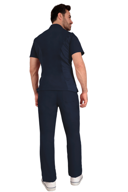 Conjunto Quirurgico Antifluidos corte Recto - Azul Marino 6319-02