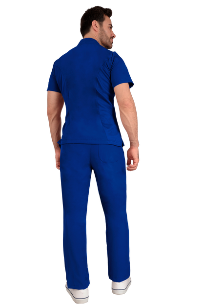 Conjunto Quirurgico Antifluidos corte Recto - Azul Rey 6319-05