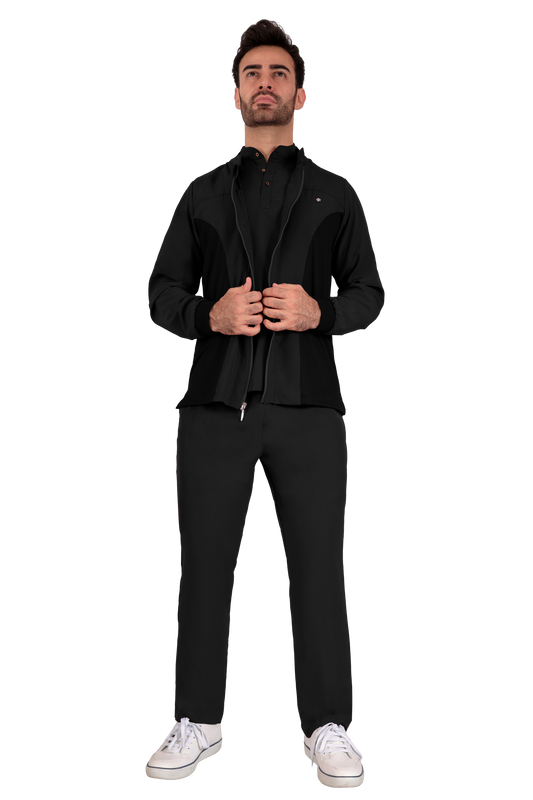 Conjunto Quirurgico Antifluidos corte Recto - Negro 6319-01