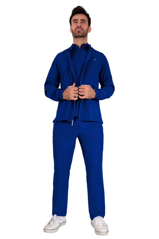 Conjunto Quirurgico Antifluidos corte Recto - Azul Rey 6319-05