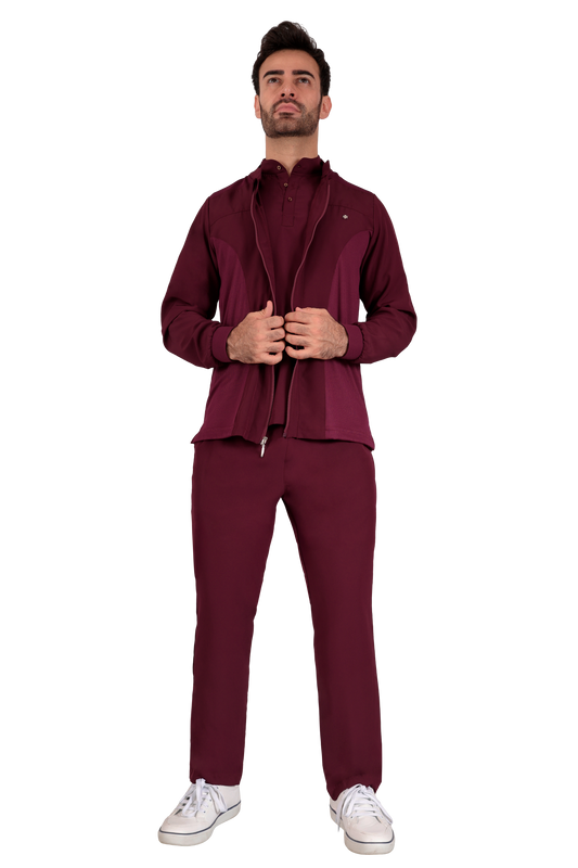Conjunto Quirurgico Antifluidos corte Recto - Vino 6319-06
