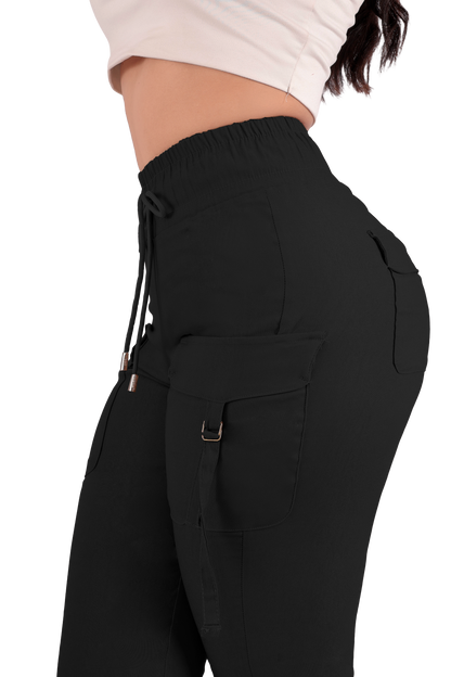 Jogger Stretch  6167-01 Negro