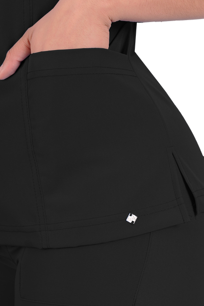 Conjunto Quirurgico Antifluidos corte Recto - 6234-01 Negro