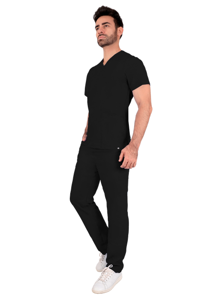 Conjunto Quirurgico Antifluidos corte Recto - Negro