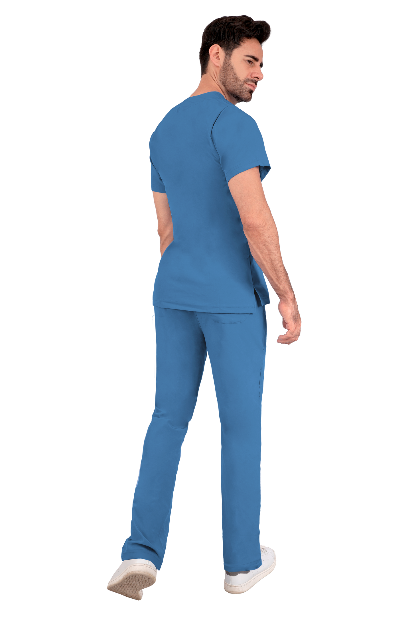 Conjunto Quirurgico Antifluidos corte Recto - Azul