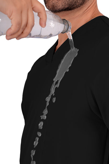 Conjunto Quirurgico Antifluidos corte Recto - Negro