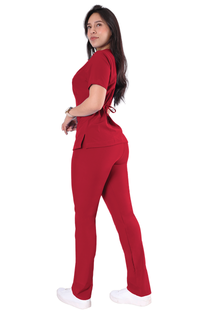 Conjunto Quirurgico Antifluidos corte Recto - 6234-05 Rojo