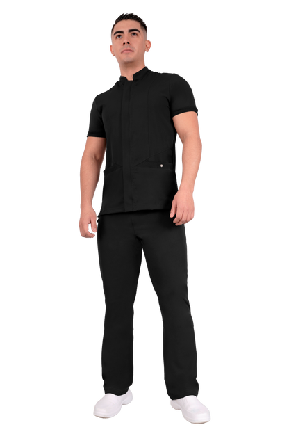 Conjunto Quirurgico Antifluidos corte Recto - Negro 6240-01