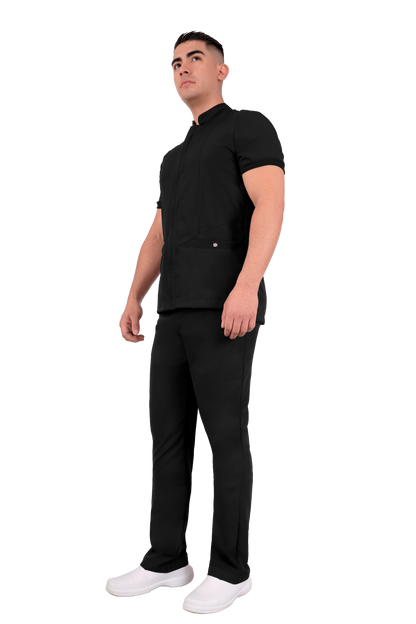 Conjunto Quirurgico Antifluidos corte Recto - Negro 6240-01