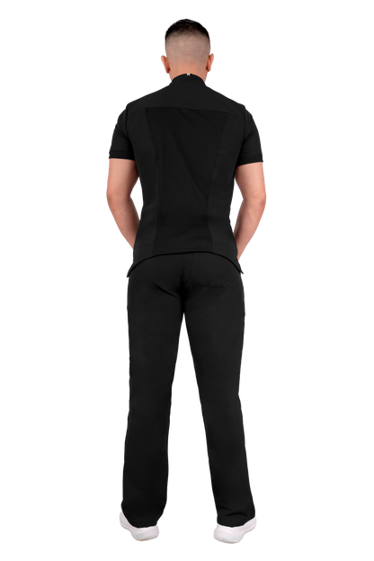 Conjunto Quirurgico Antifluidos corte Recto - Negro 6240-01
