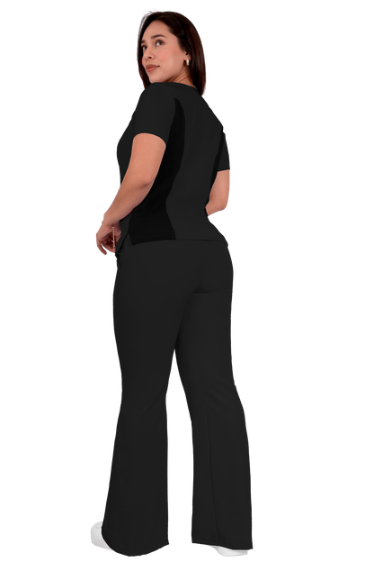 Conjunto Quirurgico Antifluidos corte Recto - Negro 6242-01