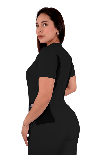 Conjunto Quirurgico Antifluidos corte Recto - Negro 6242-01
