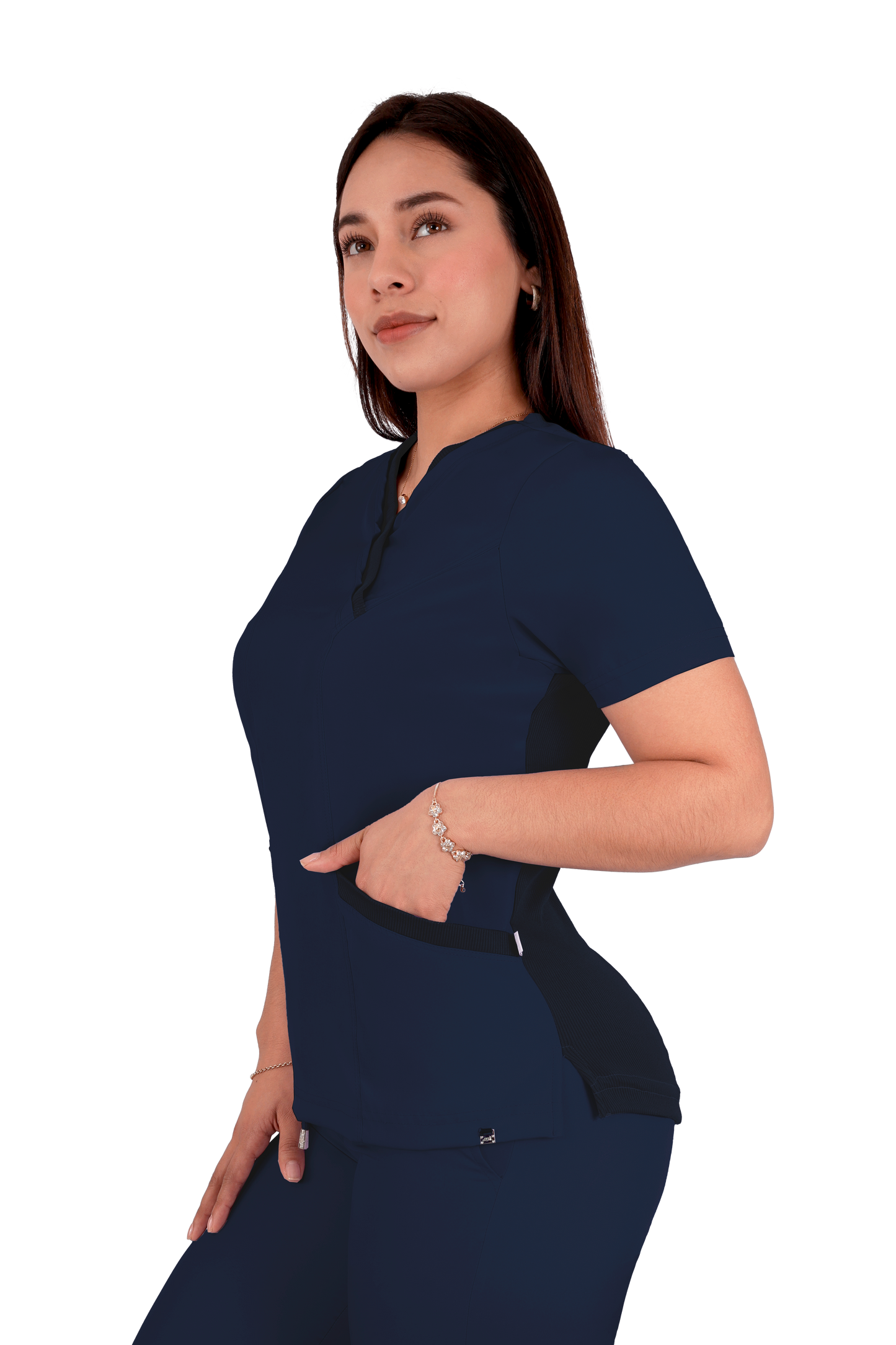 Conjunto Quirurgico Antifluidos corte Recto - Azul Marino 6242-05