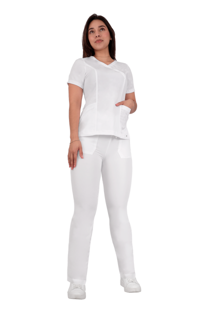 Conjunto Quirurgico Antifluidos corte Recto - Negro