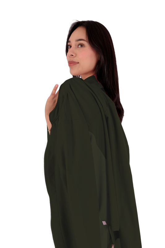 Conjunto Quirurgico Antifluidos corte Recto - Verde Olivo