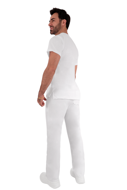 Conjunto Quirurgico Antifluidos corte Recto - Blanco